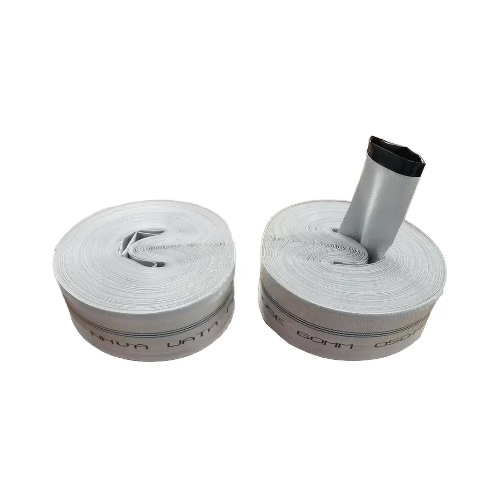 广安排涝涤纶编织水带